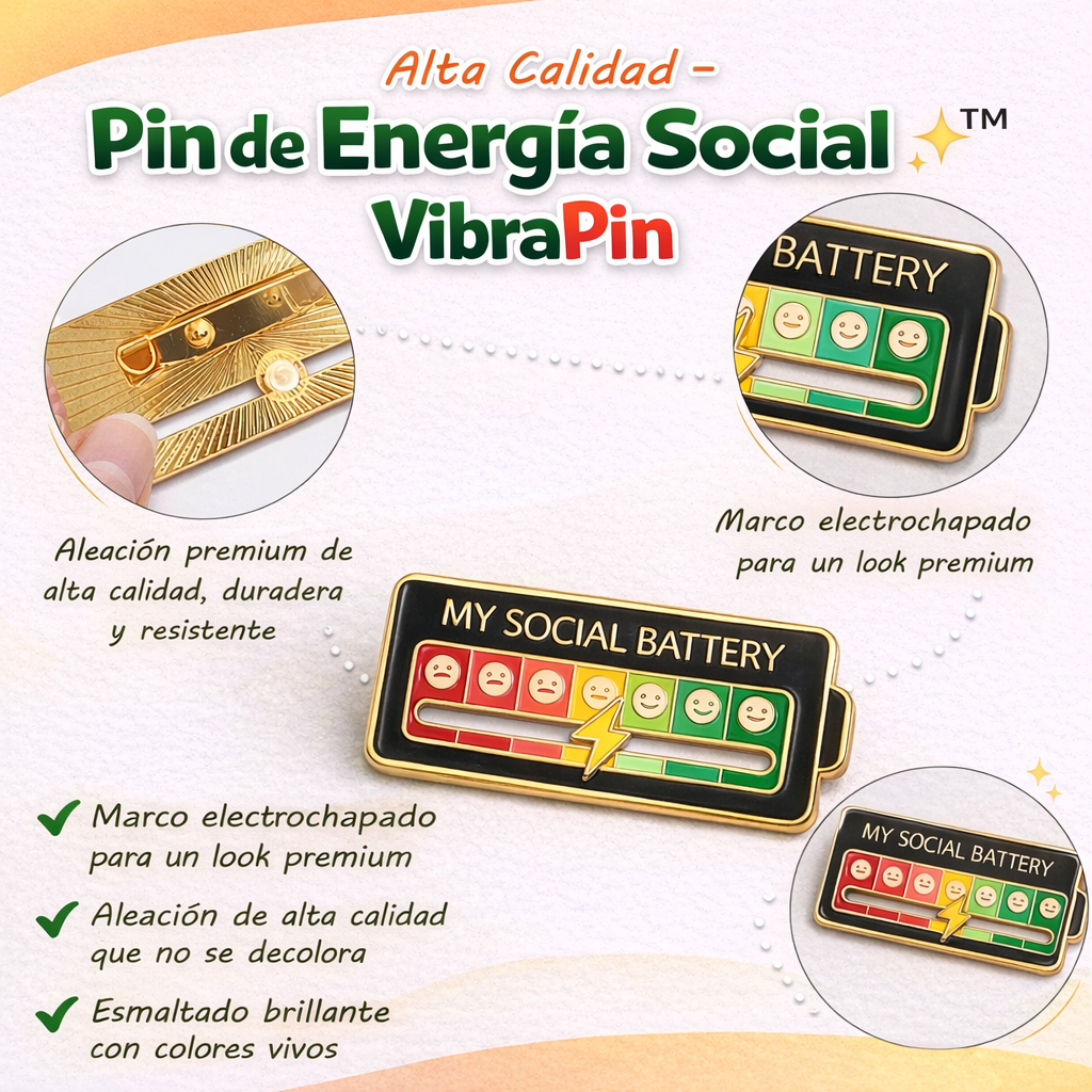 Pin de Energía Social - VibraPin