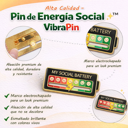 Pin de Energía Social - VibraPin